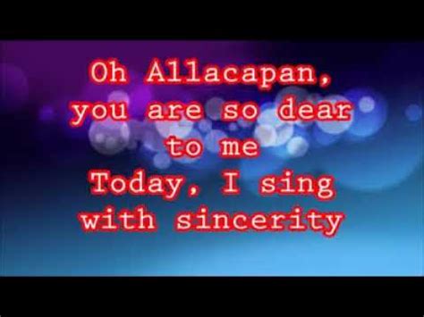 allacapan hymn lyrics